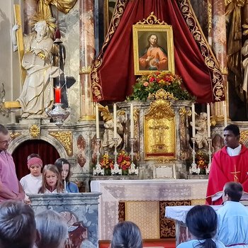 Schulschlussmesse in Obernberg