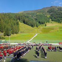 Messe beim Schützenbataillonsfest Wipptal-Eisenstecken in Schmirn
