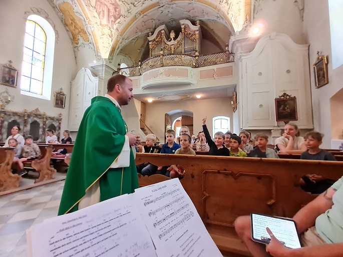 Schulschlussmesse in Obernberg