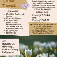 Einkehrnachmittage im GH Handl
