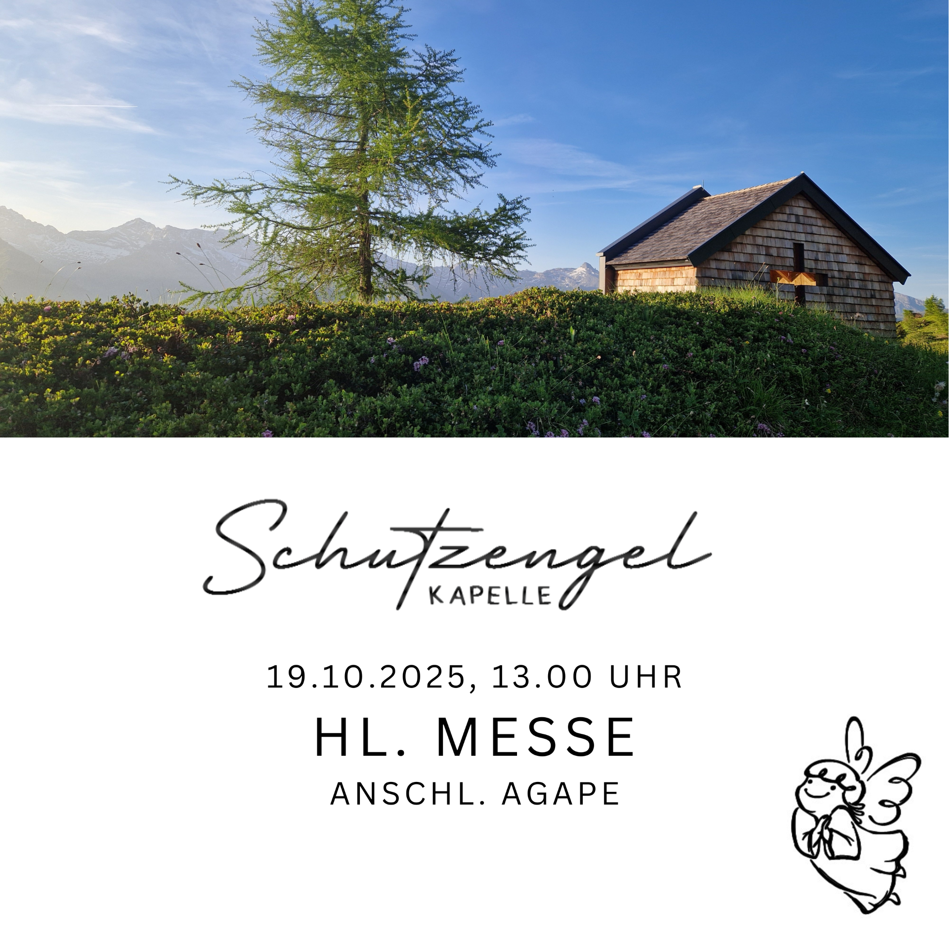 Hl. Messe bei der Schutzengelkapelle