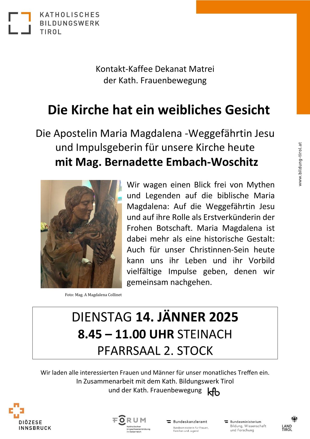 Vortrag Kontakt-Kaffee-Steinach
