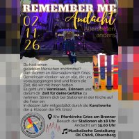 REMEMBER ME ANDACHT 2026