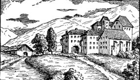 Zollschloss in Lueg, Zeichnung